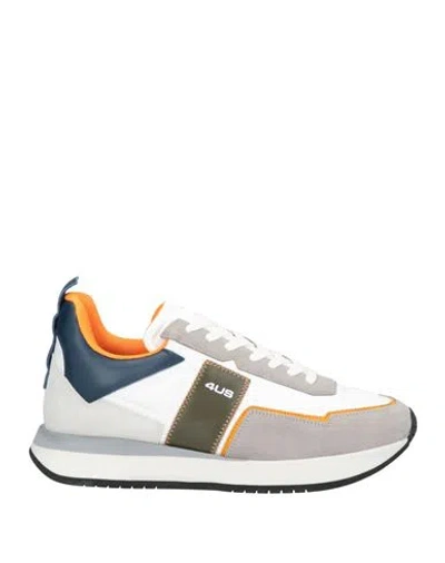 Cesare Paciotti 4us Paciotti 4us Man Sneakers Light Grey Size 8 Leather, Textile Fibers