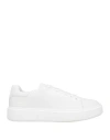 Cesare Paciotti 4us Man Sneakers White Size 8 Textile Fibers In White