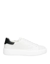 Cesare Paciotti 4us Man Sneakers White Size 9 Leather In White