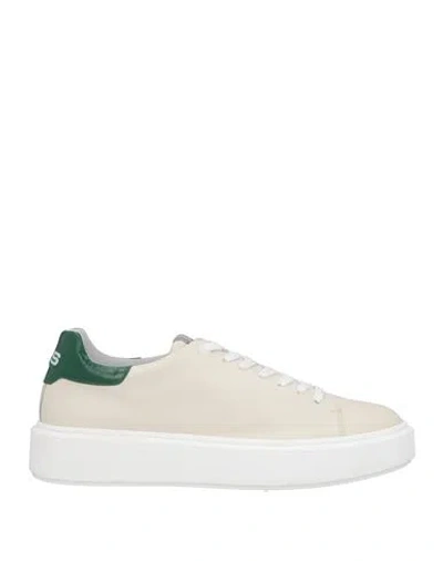 Cesare Paciotti 4us Man Sneakers White Size 9 Leather