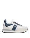 Cesare Paciotti 4us Man Sneakers White Size 11 Leather, Textile Fibers In White