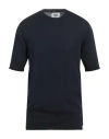 Cesare Paciotti 4us Man Sweater Midnight Blue Size M Cotton
