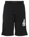 Cesare Paciotti 4us Paciotti 4us Man Shorts & Bermuda Shorts Black Size S Cotton