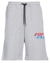 Cesare Paciotti 4us Paciotti 4us Man Shorts & Bermuda Shorts Grey Size S Cotton In Grey