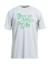 Cesare Paciotti 4us Man T-shirt Light Grey Size Xl Cotton
