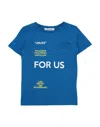Cesare Paciotti 4us Babies' T-shirts In Blue