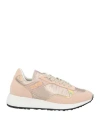 Cesare Paciotti 4us Paciotti 4us Woman Sneakers Blush Size 8 Soft Leather, Textile Fibers In Pink