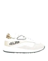 Cesare Paciotti 4us Paciotti 4us Woman Sneakers White Size 5 Soft Leather, Textile Fibers