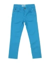 Cesare Paciotti 4us Babies'  Toddler Boy Pants Azure Size 6 Cotton, Elastane In Blue