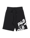 Cesare Paciotti 4us Babies'  Toddler Boy Shorts & Bermuda Shorts Black Size 6 Cotton
