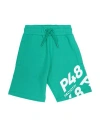 Cesare Paciotti 4us Babies'  Toddler Boy Shorts & Bermuda Shorts Green Size 4 Cotton