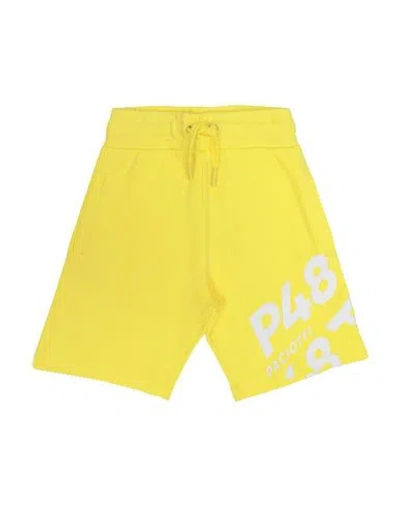 Cesare Paciotti 4us Babies'  Toddler Boy Shorts & Bermuda Shorts Yellow Size 6 Cotton