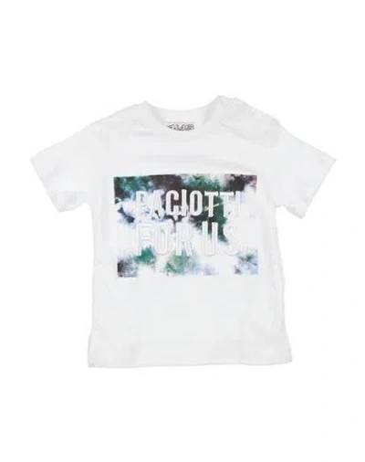 Cesare Paciotti 4us Babies'  Toddler Boy T-shirt White Size 6 Cotton