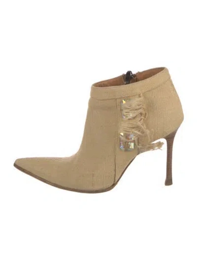 Pre-owned Cesare Paciotti Canvas In Neutral