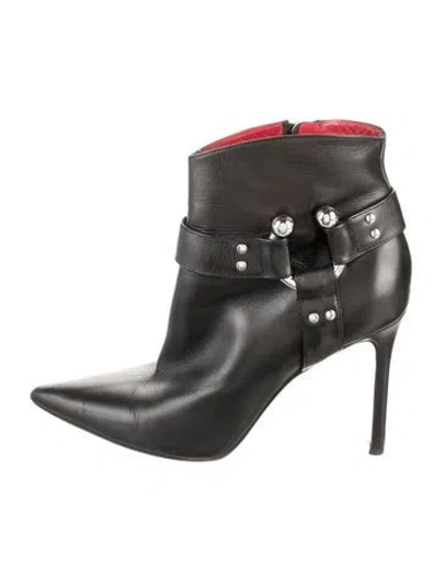 Pre-owned Cesare Paciotti Leather Boots In Black