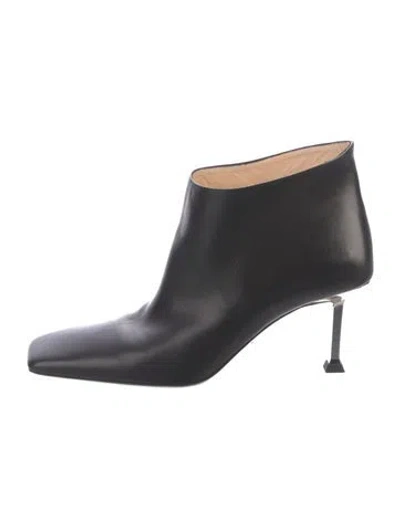 Pre-owned Cesare Paciotti Leather Boots In Black