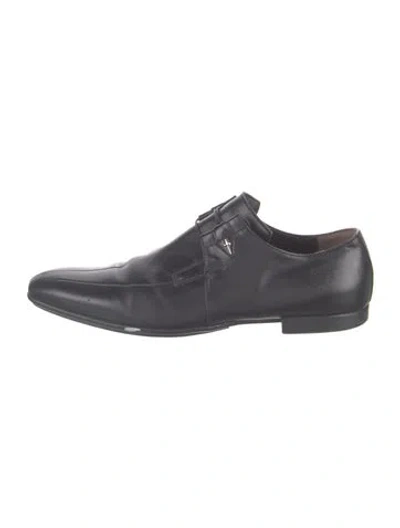 Pre-owned Cesare Paciotti Leather Derby Shoes In Black