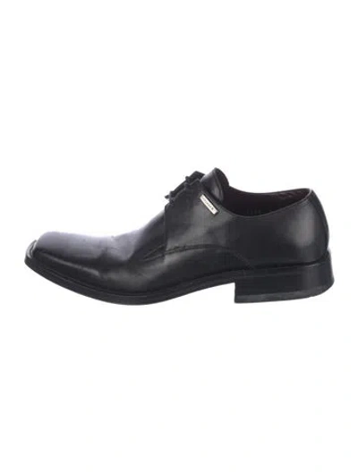 Pre-owned Cesare Paciotti Leather Oxfords In Black