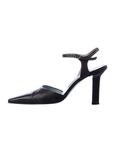 Pre-owned Cesare Paciotti Leather Pumps In Blue