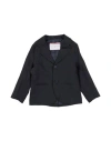 Cesare Paciotti Toddler Boy Blazer Midnight Blue Size 5 Linen In Blue