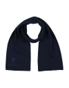 Cesare Paciotti Toddler Boy Scarf Midnight Blue Size 7 Cotton In Blue