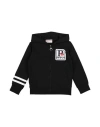 Cesare Paciotti Babies' Paciotti Toddler Boy Sweatshirt Black Size 4 Cotton, Elastane
