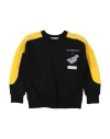 Cesare Paciotti Babies'  Toddler Boy Sweatshirt Black Size 6 Cotton, Elastane