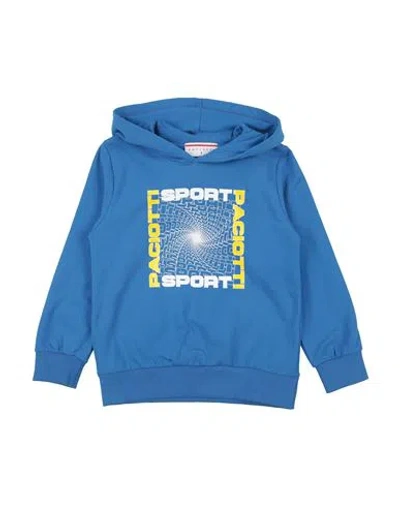 Cesare Paciotti Babies' Paciotti Toddler Boy Sweatshirt Bright Blue Size 4 Cotton, Elastane