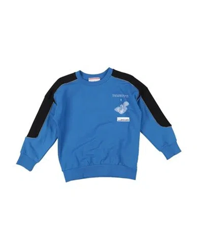 Cesare Paciotti Babies' Paciotti Toddler Boy Sweatshirt Bright Blue Size 4 Cotton, Elastane