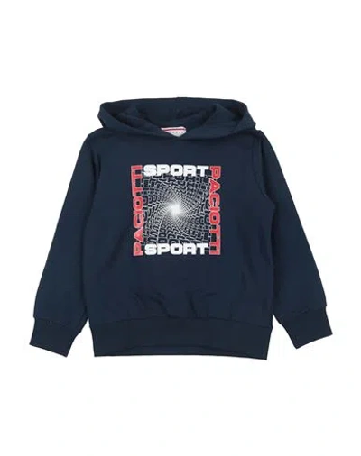 Cesare Paciotti Babies' Paciotti Toddler Boy Sweatshirt Navy Size 6 Cotton, Elastane