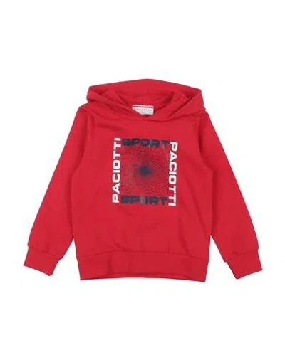 Cesare Paciotti Babies' Paciotti Toddler Boy Sweatshirt Red Size 6 Cotton, Elastane