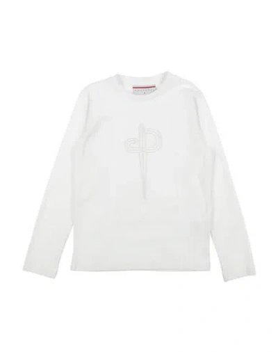 Cesare Paciotti Babies'  Toddler Boy T-shirt White Size 6 Cotton