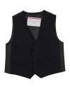 Cesare Paciotti Paciotti Toddler Boy Tailored Vest Midnight Blue Size 6 Viscose, Polyamide, Elastane In Blue