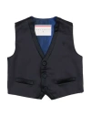 Cesare Paciotti Paciotti Toddler Boy Tailored Vest Navy Size 3 Cotton, Elastane In Navy