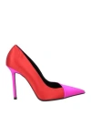 Cesare Paciotti Woman Pumps Fuchsia Size 6 Textile Fibers In Pink