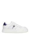 Cesare Paciotti Woman Sneakers White Size 8 Soft Leather In White