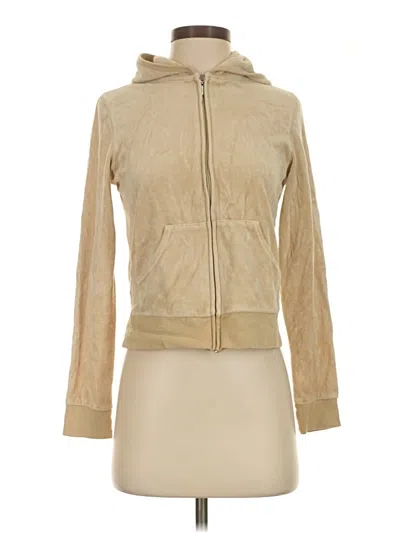 Pre-owned C'est Toi Zip Up Hoodie In Tan