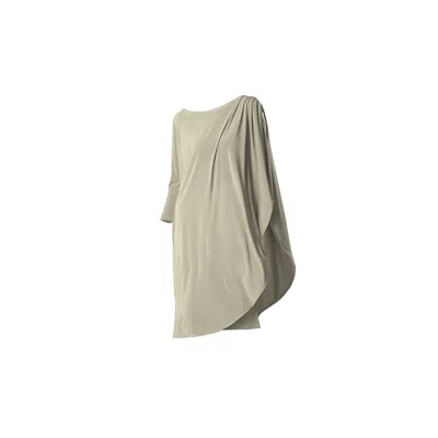Ceylan Bcn Neutrals Lady Midi Dress Light Olive In Green