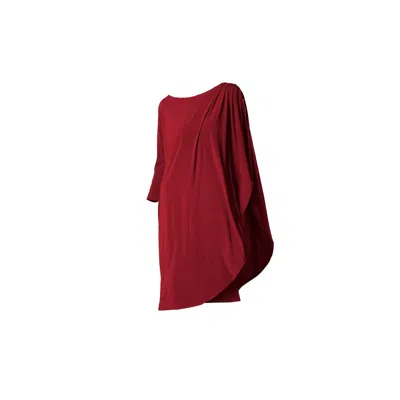 Ceylan Bcn Red Lady Midi Dress Burgundy