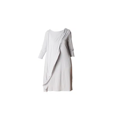 Ceylan Bcn White Lady Midi Dress Pearl
