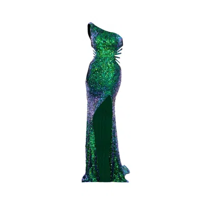 Ceylan Bcn Women's Amazonita Maxi Dress Tree Green