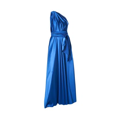 Ceylan Bcn Women's Blue Maxi Dress Luxury Cobalt