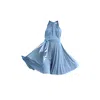 Ceylan Bcn Women's Blue Mini Dress Jeans In Blue