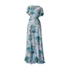 Ceylan Bcn Women's Córdoba Maxi Dress Blue Print In Blue