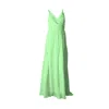 Ceylan Bcn Women's Green Calcita Maxi Dress Apple In Green
