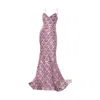 Ceylan Bcn Women's Pink / Purple Dalmatino Maxi Dress Purple Pink In Pink/purple