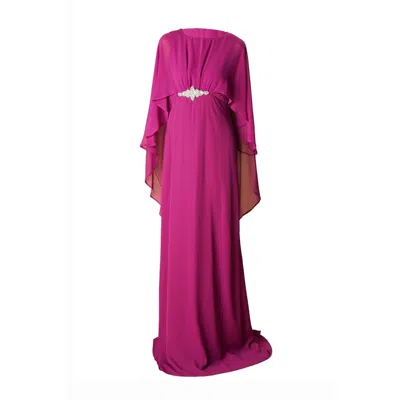 Ceylan Bcn Women's Pink / Purple Niza Maxi Dress Bugambilia In Pink/purple