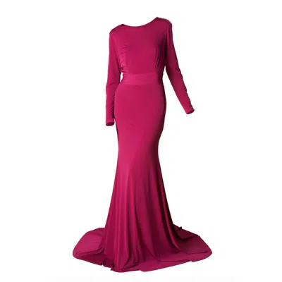 Ceylan Bcn Women's Pink / Purple Verona Maxi Dress Orchid In Pink/purple