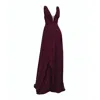 Ceylan Bcn Women's Red Sicilia Maxi Dress Burgundy In Red