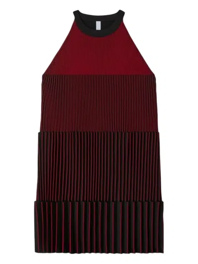 Cfcl Ärmelloses Accordion Minikleid In Red